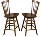 Liberty Furniture Creations II 30 Inch Copenhagen Barstool in Tobacco Finish (Set of 2) image