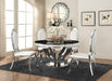 Anchorage 5-piece Round Dining Set Chrome image