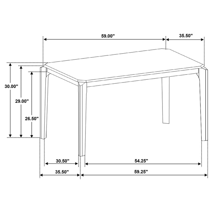 Almonte 5 Pc Dining Set