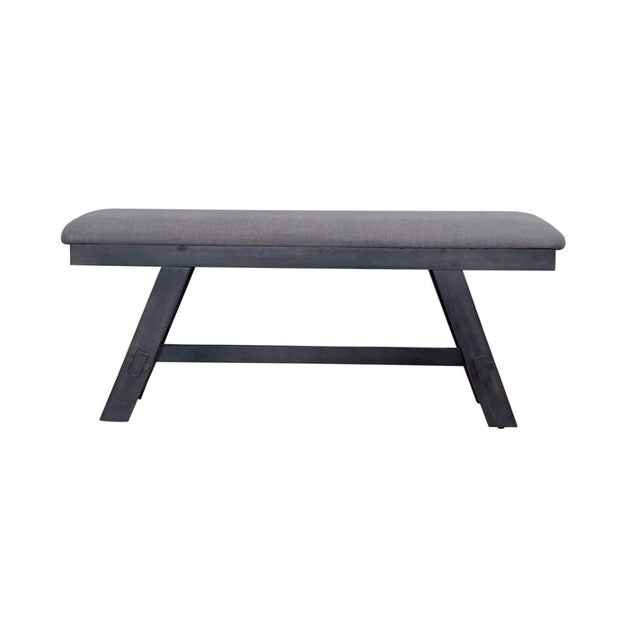 Lawson Bench in Weathered Gray
