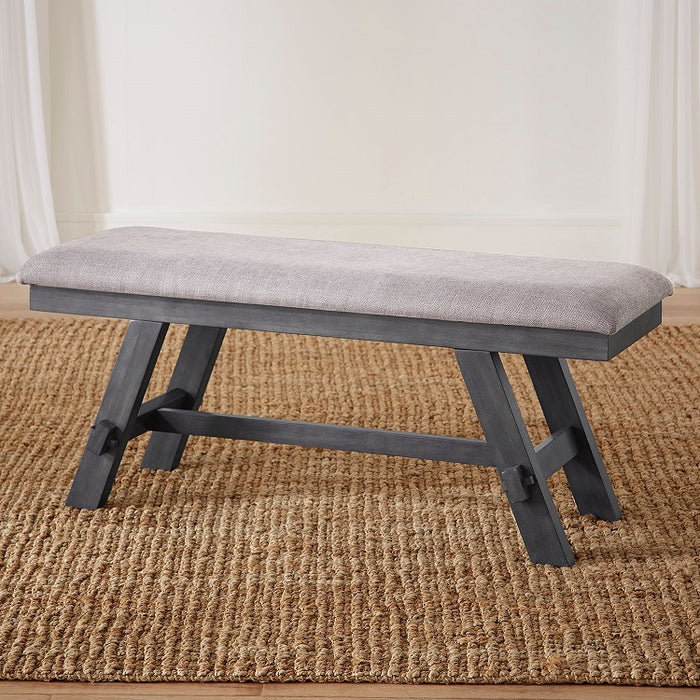 Liberty Furniture Lawson Bench in Weathered Gray