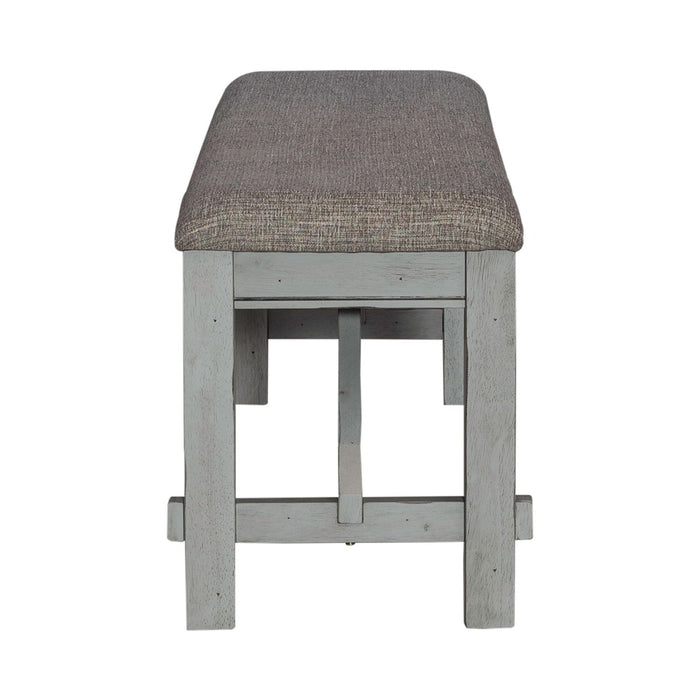Newport Dining Bench in Smokey Grey image