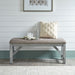 Newport Dining Bench in Smokey Grey image