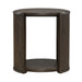 City View Round End Table in Coffee Bean image