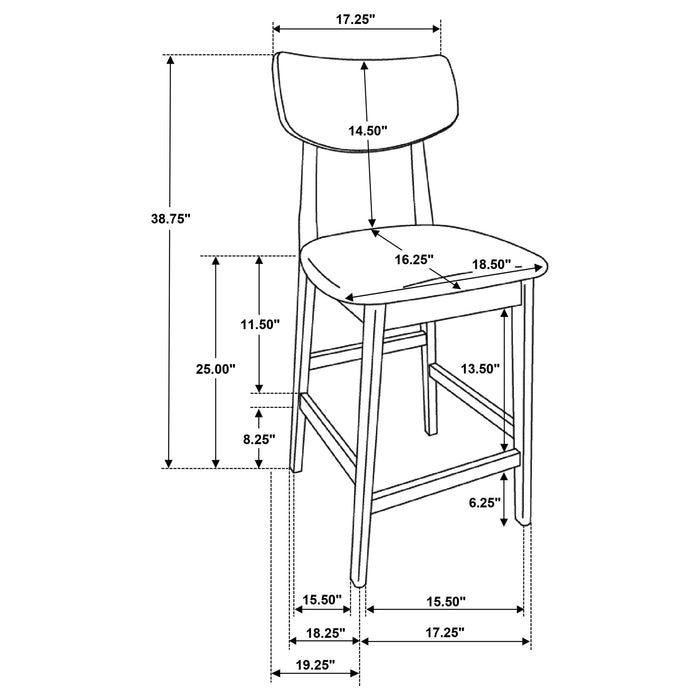 Robbie 5 Pc Counter Height Dining Set