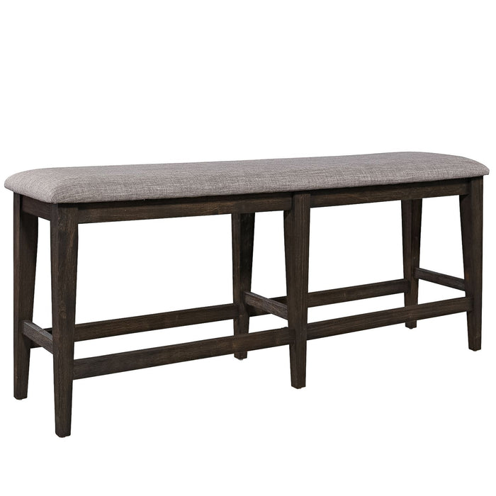 Double Bridge Counter Bench (RTA) in Dark Chestnut image