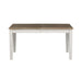 Summerville Rectangular Leg Table in White image