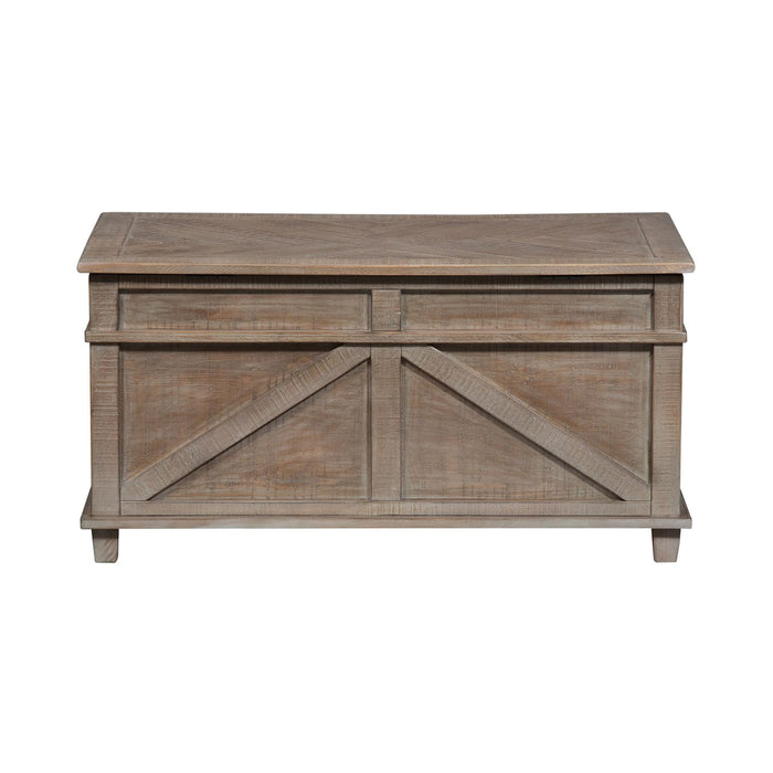 Parkland Falls Storage Trunk in Weathered Taupe