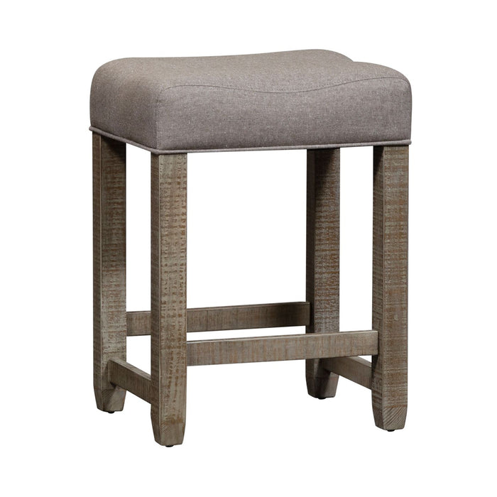 Parkland Falls Console Stool in Weathered Taupe