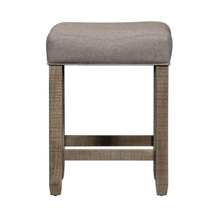 Parkland Falls Console Stool in Weathered Taupe