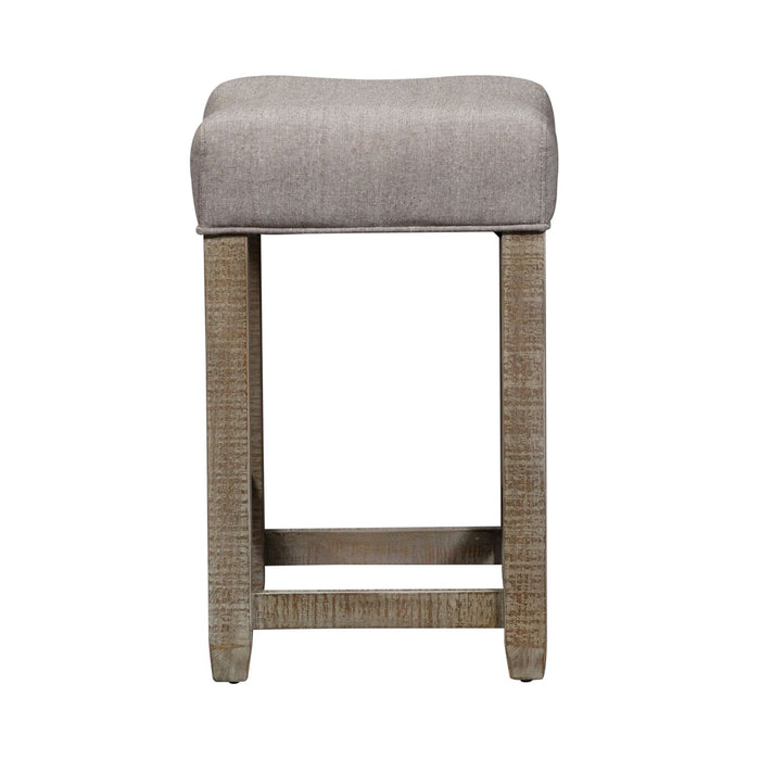 Parkland Falls Console Stool in Weathered Taupe