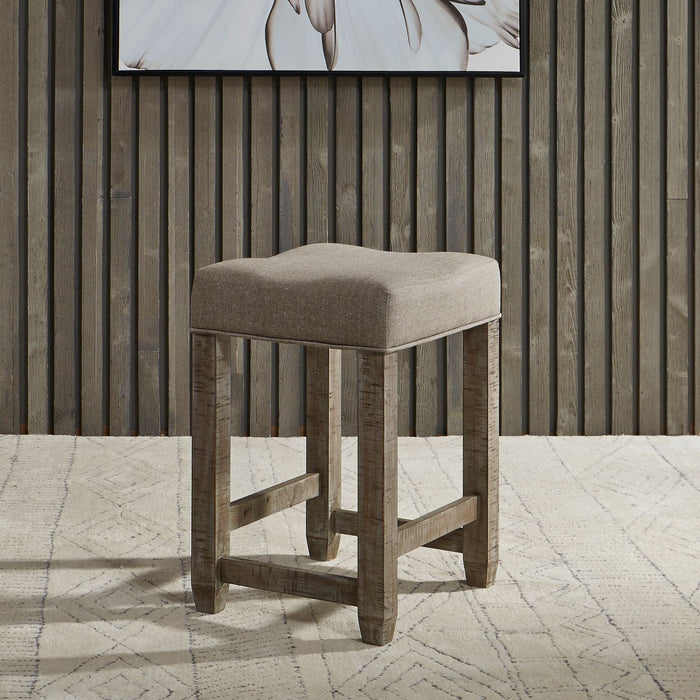 Parkland Falls Console Stool in Weathered Taupe image