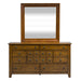 Grandpas Cabin Sleigh Bed, Dresser & Mirror image