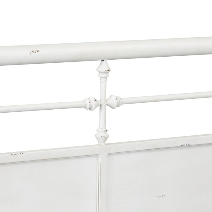 Vintage Series Twin Metal Bed in Antique White