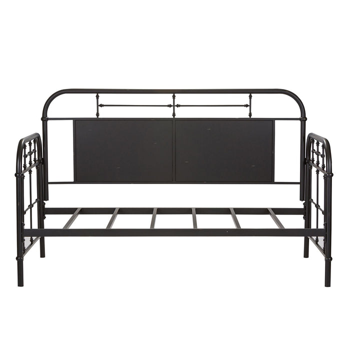 Vintage Series Twin Metal Bed in Black