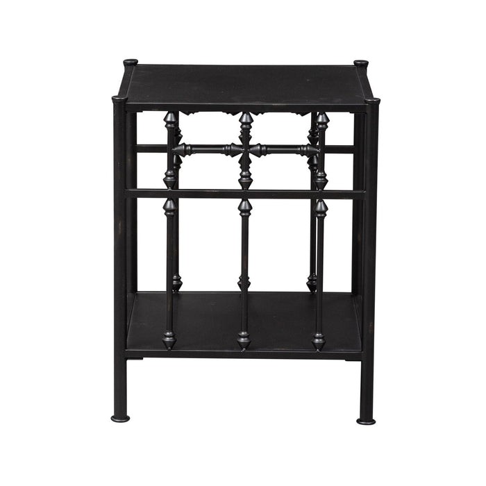 Vintage Series Open Nightstand in Black