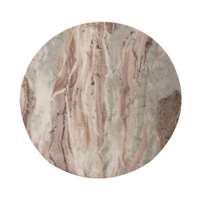 Liberty Furniture Eclipse Nesting Tables in Greystone Marble Top w/ Pewter Metal