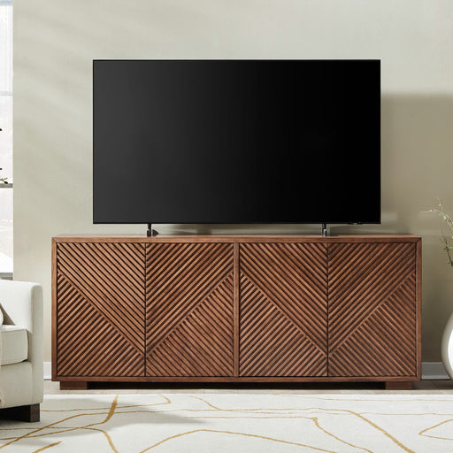Liberty Furniture Easton 82 Inch TV Console in Coffee Bean image
