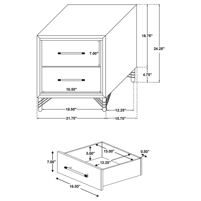 Lucia 4 Pc Bedroom Set