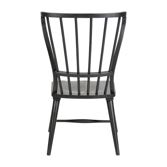 River Place Windsor Back Side Chair - Black (RTA)