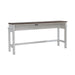 Liberty Furniture River Place Console Bar Table in Riverstone White & Tobacco image