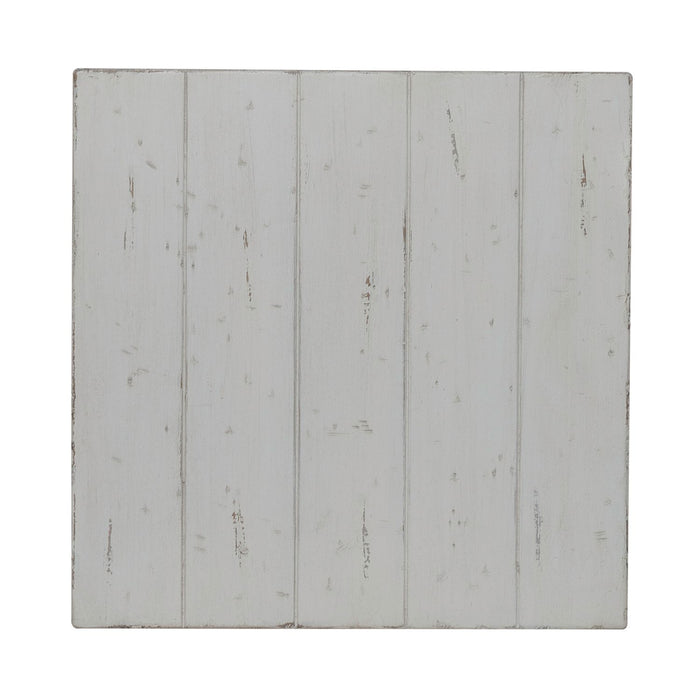 River Place Console Stool in Riverstone White & Tobacco