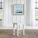 River Place Console Stool in Riverstone White & Tobacco image