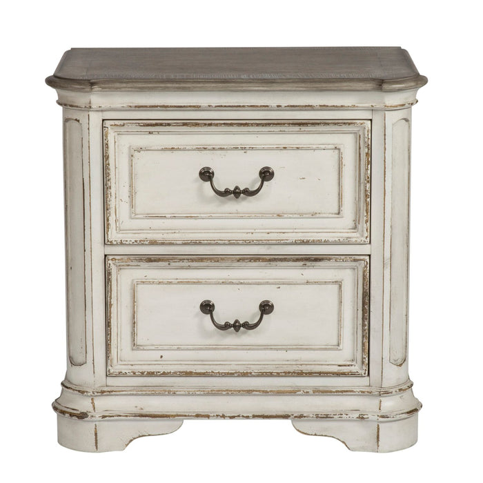 Magnolia Manor King California Panel Bed, Dresser & Mirror, Night Stand image