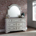 Magnolia Manor Panel Bed, Dresser & Mirror, Chest image