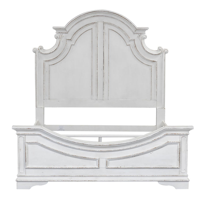 Magnolia Manor King Panel Bed, Dresser & Mirror, Chest, Night Stand