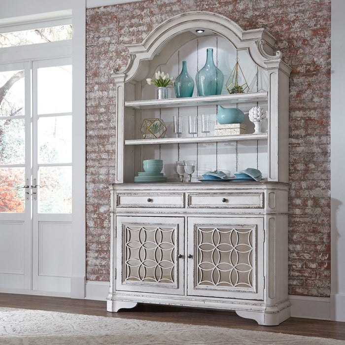 Magnolia Manor Hutch in Antique White