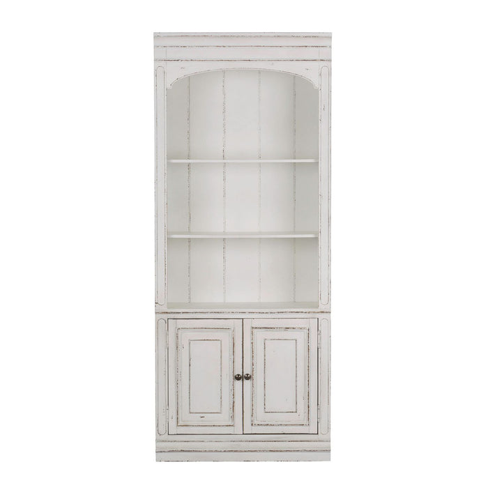 Magnolia Manor Bunching Bookcase in Antique White