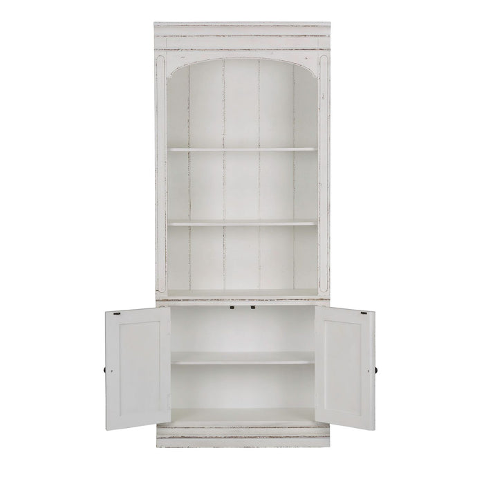 Magnolia Manor Bunching Bookcase in Antique White