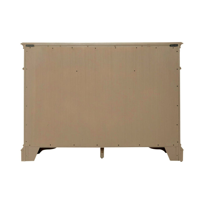 Liberty Furniture Magnolia Manor Buffet in Weathered Bisque