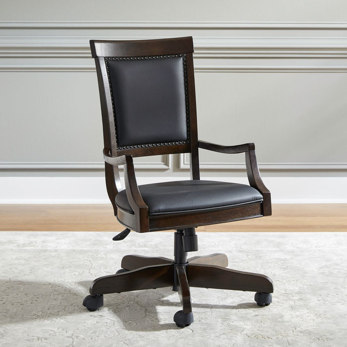 Brayton Manor Jr Executive Desk Chair (RTA) in Cognac image