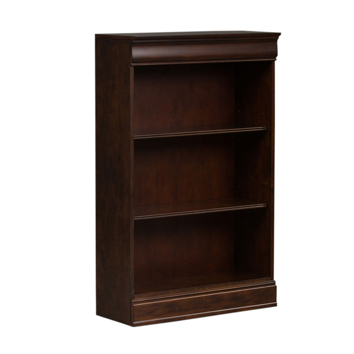 Brayton Manor Jr Executive 48 Inch Bookcase (RTA) in Cognac