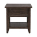 Paradise Valley Rectangular End Table in Saddle Brown image