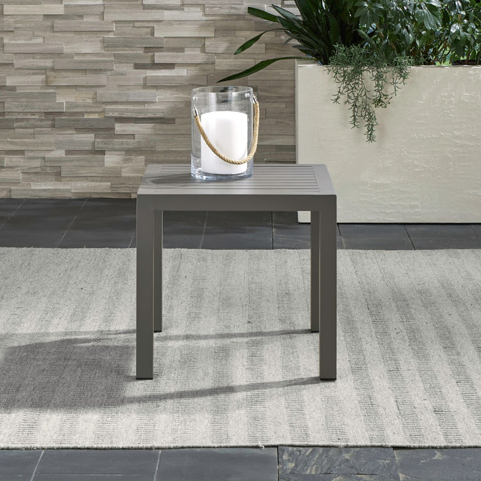 Plantation Key Outdoor End Table in Granite image