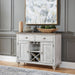 Ocean Isle Buffet in Antique White with Weathered Pine image