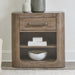 South Bend Open Nightstand w/ Charging Station in Burnished Clay image