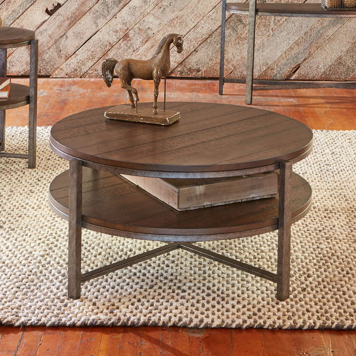 Breckinridge Round Cocktail Table in Mahogany image
