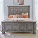 Liberty Furniture Big Valley Queen Mansion Panel Bed in Graystone image