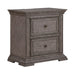Liberty Furniture Big Valley 2 Drawer Nightstand with Charging Station in Graystone image