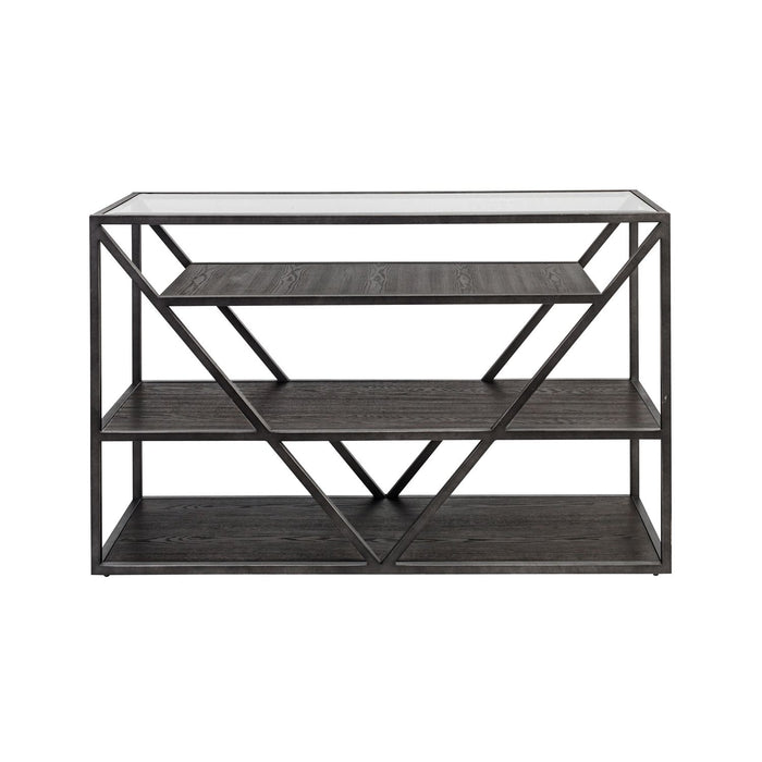 Arista Sofa Table in Cobblestone Brown