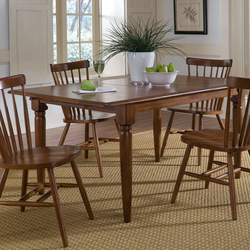 Creations II Butterfly Leaf Table in Tobacco Finish image