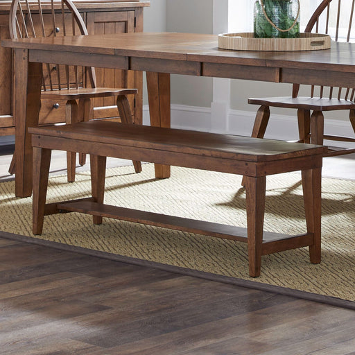 Liberty Furniture Hearthstone Bench in Rustic Oak image