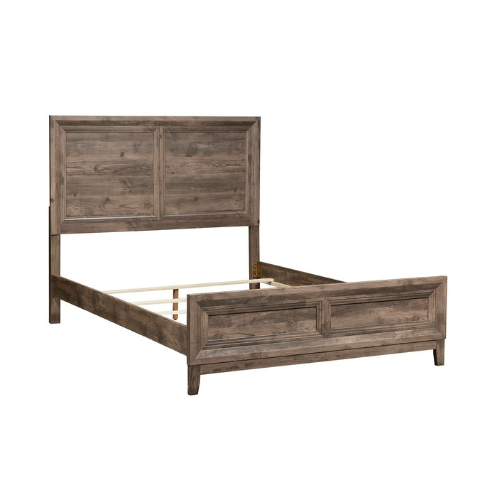 Ridgecrest King Panel Bed, Dresser & Mirror, Chest