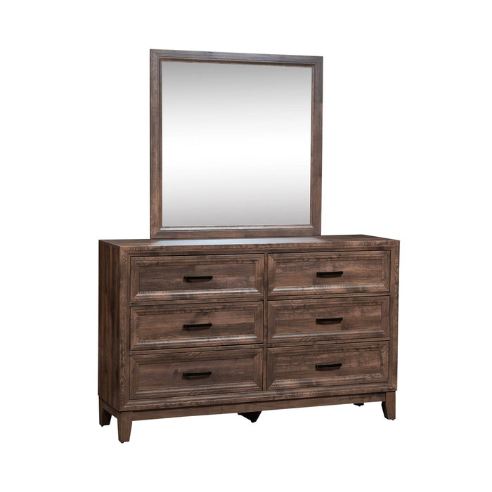 Ridgecrest Queen Storage Bed, Dresser & Mirror