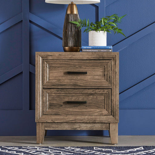 Liberty Furniture Ridgecrest 2 Drawer Nightstand in Cobblestone image