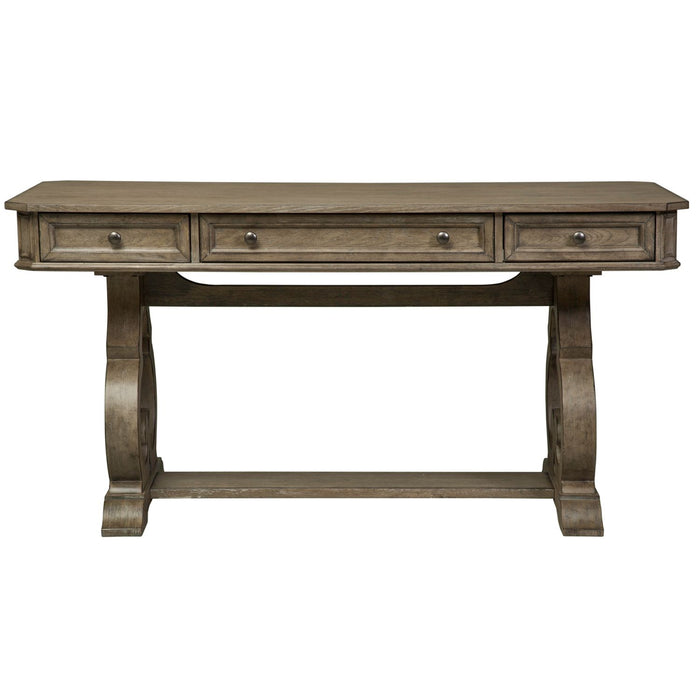 Simply Elegant Writing Desk in Heathered Taupe